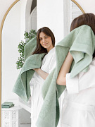 Полотенце, Guten Morgen, Ткань махровая, Светло-зеленый