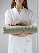 Полотенце, Guten Morgen, Вафельное полотно, Валласон, Светло-зеленый