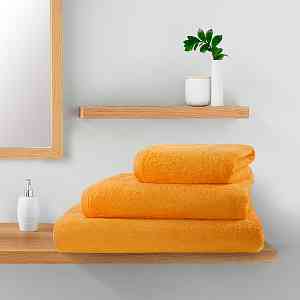 Полотенце махровое Guten Morgen, цвет: Оранжевый