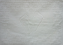 Полотенце для ног, Guten Morgen, Ткань махровая, Белый, №11-4201