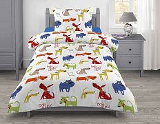 КПБ для детей /GUTEN MORGEN/ Сатин рис.1023 Multicolor Dogs