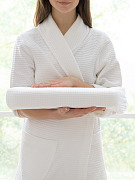 Полотенце, Guten Morgen, Вафельное полотно, Валласон, Белый