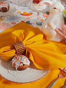 Набор салфеток сервировочных, Guten Morgen, Рогожка, Цвет: Оранжевый