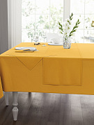 Дорожка столовая, Guten Morgen, Рогожка, Цвет: Оранжевый