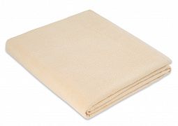 Простыня махровая цвет: ваниль