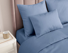 КПБ, Guten Morgen, Сатин, цвет: Темно-голубой 16-4019